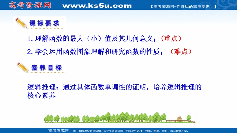 2021-2022学年新教材人教A版数学必修第一册课件：3-2-1 第2课时 函数的最大值、最小值 .ppt_第3页