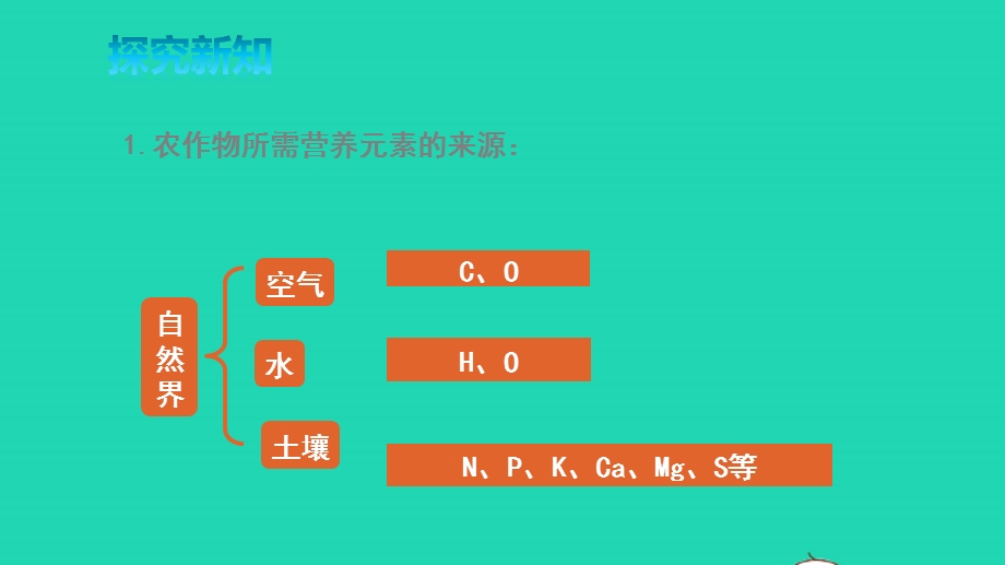 九年级化学下册 第十一单元 化学与社会发展 第三节 化学与农业生产 一 化肥——农作物的重要食粮教学课件 （新版）鲁教版.pptx_第3页