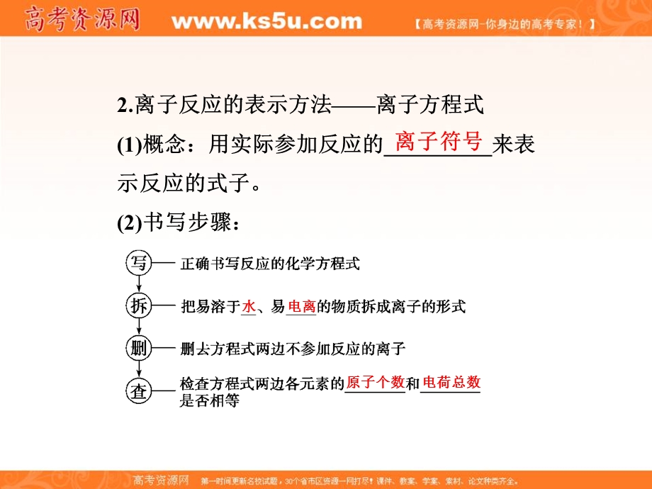 2016学年高一化学人教版必修1同步课件：《离子反应》PPT课件4 .ppt_第3页