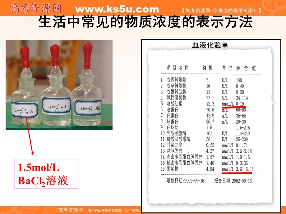 2016学年高中化学（新人教版必修1）第一章 从实验学化学 & 第2课 化学计量在实验中的应用_课件 .ppt_第3页