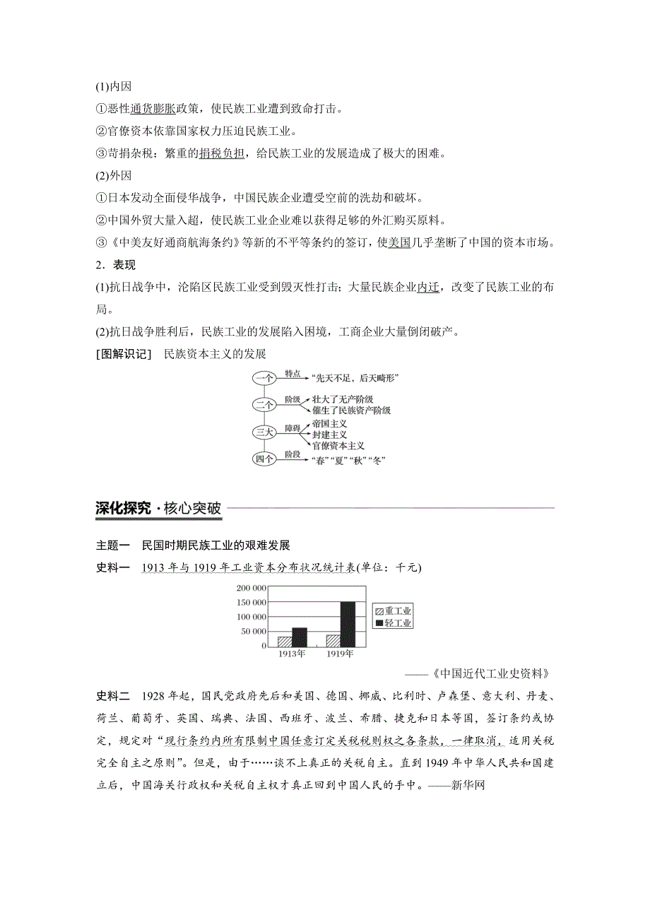 2018-2019学年高中历史人民版必修二教师用书：专题二 近代中国资本主义的曲折发展 第2课 WORD版含答案.docx_第3页