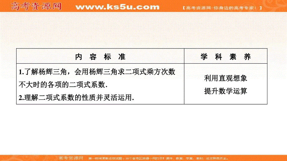 2020-2021学年人教A版数学选修2-3课件：1-3-2　“杨辉三角”与二项式系数的性质 .ppt_第2页