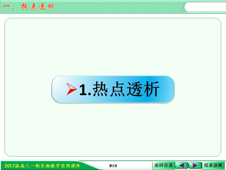 2017届人教版高三生物第一轮复习课件：1-2-2细胞核的结构与功能 .ppt_第2页