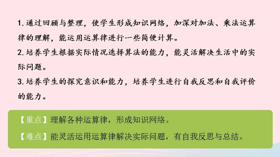 2023四年级数学下册 六 运算律第11课时 整理与练习2课件 苏教版.pptx_第2页