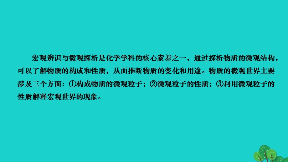 2022九年级化学上册 第三单元 物质构成的奥秘专题课堂二 物质的微观世界作业课件 （新版）新人教版.ppt_第3页