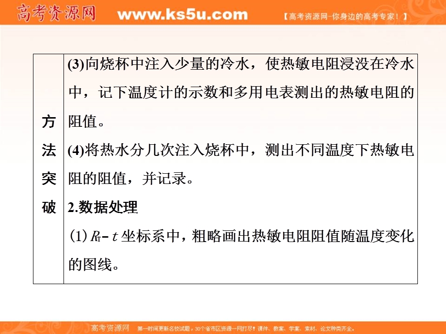 2018届高三物理二轮复习课件：交变电流 传感器 高考研究 传感器的简单应用 .ppt_第2页