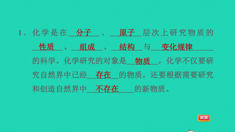 2021九年级化学上册 绪言化学使世界变得更加绚丽多彩习题课件（新版）新人教版.ppt_第3页