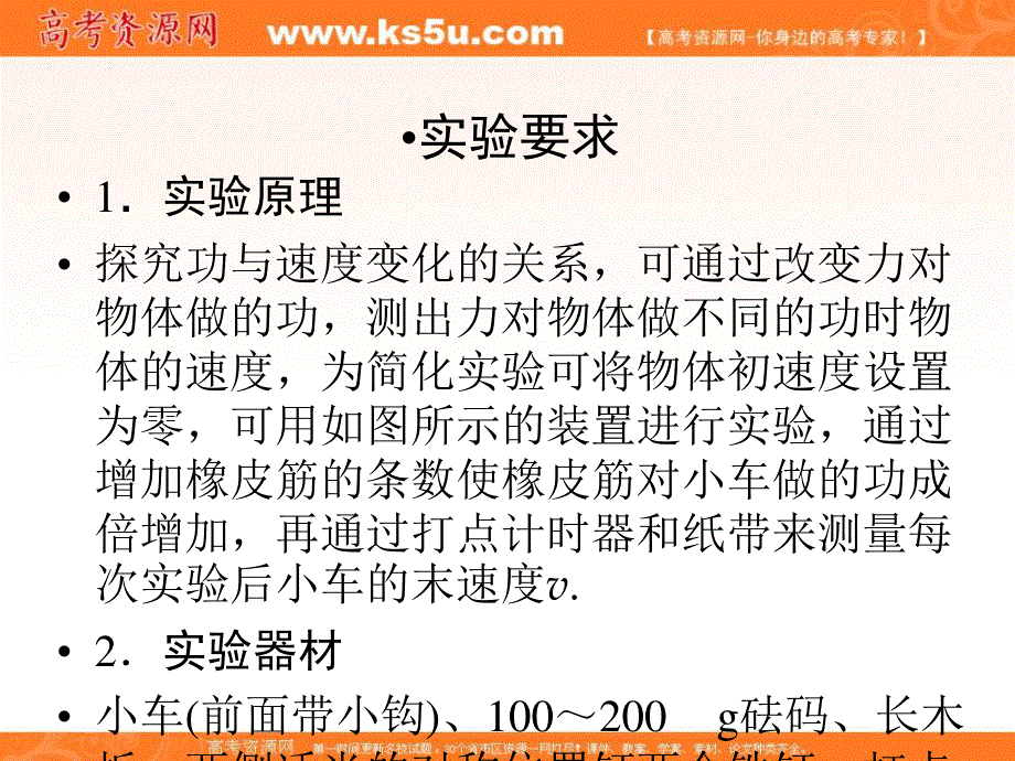 2018届高三物理高考总复习课件：实验5探究动能定理 .ppt_第3页