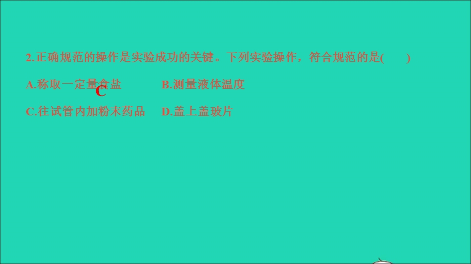 2022七年级科学上学期期末测试卷(A)课件 （新版）浙教版.ppt_第3页