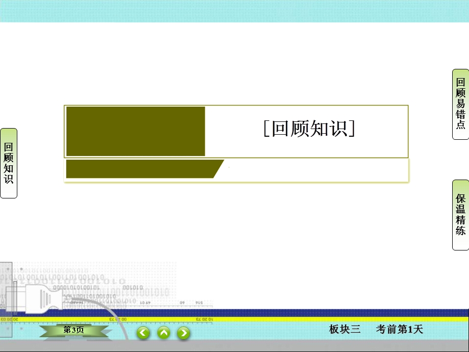 2018届高三物理二轮复习课件：板块三 考前知识回扣 考前第1天 .ppt_第3页