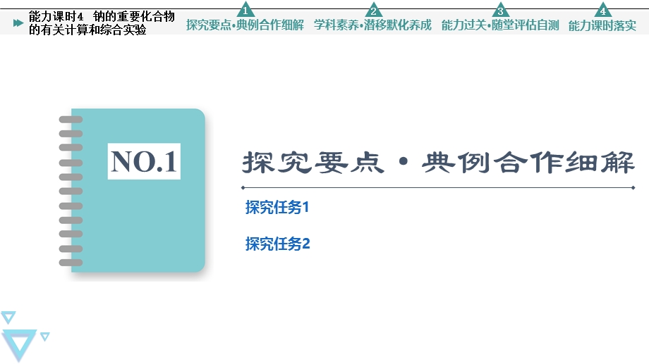 2021-2022学年新教材人教版化学必修第一册课件：第2章 第1节　能力课时4 钠的重要化合物的有关计算和综合实验 .ppt_第3页