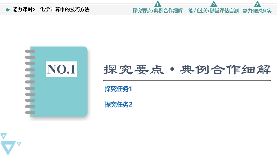 2021-2022学年新教材人教版化学必修第一册课件：第3章 第2节　能力课时8 化学计算中的技巧方法 .ppt_第3页