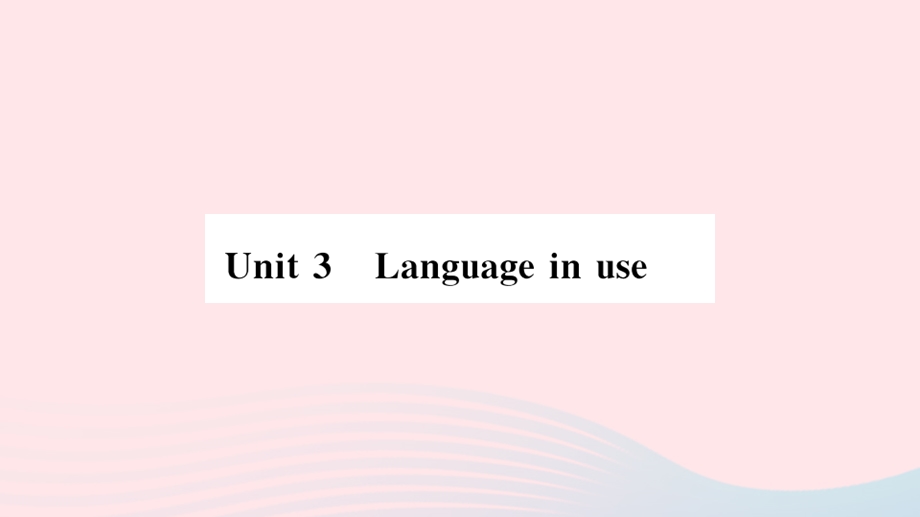 九年级英语上册 Module 8 Sports life Unit 3 Language in use（小册子）课件 （新版）外研版.pptx_第1页