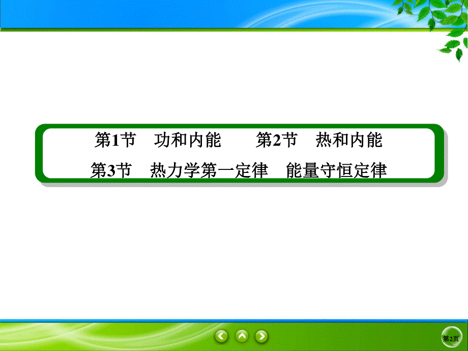 2019-2020学年人教版物理选修3-3同步课件：第10章 热力学定律 10-1、2、3 .ppt_第2页