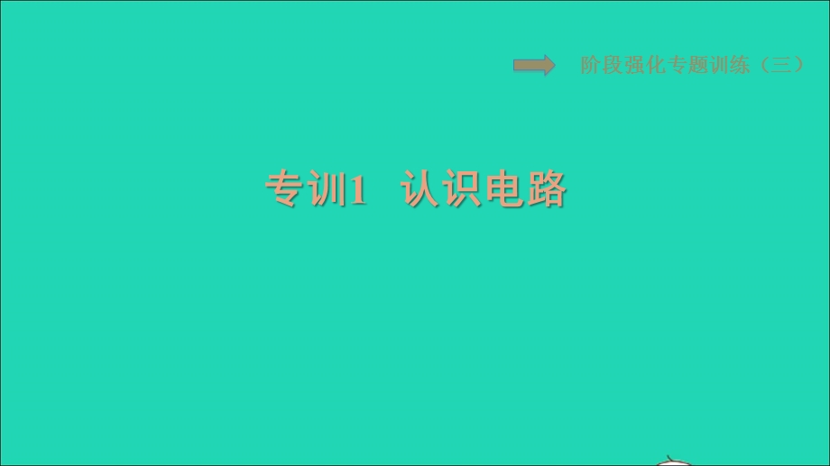 2021九年级物理上册 第13章 探究简单电路 专训1认识电路习题课件 （新版）粤教沪版.ppt_第1页