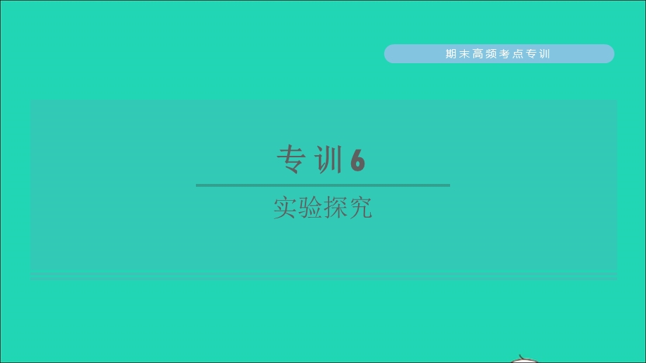 2022九年级化学下册 期末高频考点专训6 实验探究习题课件（新版）粤教版.ppt_第1页