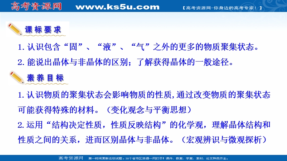 2021-2022学年新教材人教版化学选择性必修第二册课件：3-1-1 物质聚集状态 晶体与非晶体 .ppt_第3页