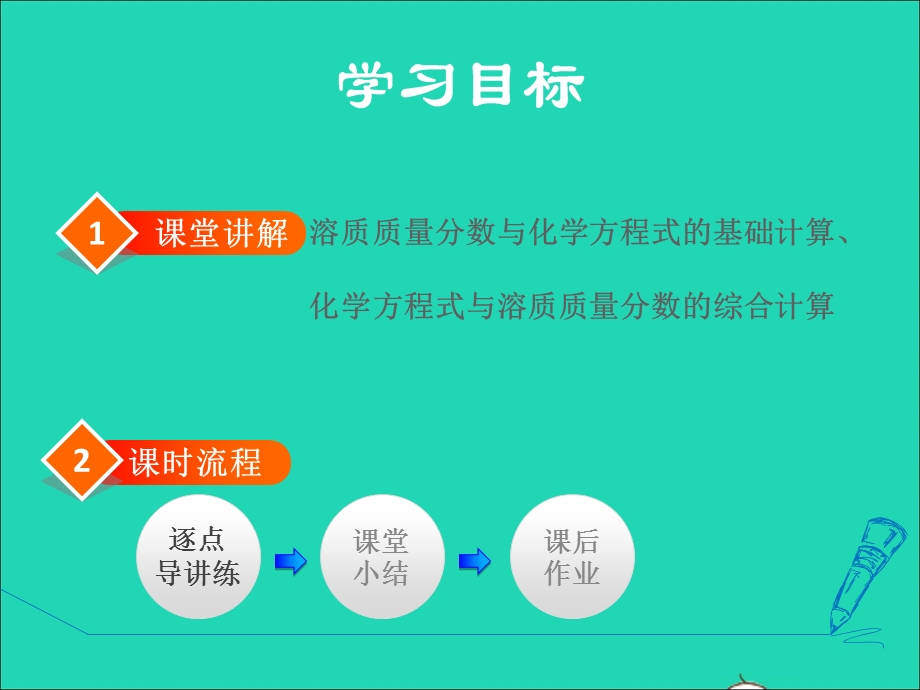 2022九年级化学下册 第7章 溶液7.3 溶液浓稀的表示第3课时 溶质质量分数的综合计算授课课件（新版）粤教版.ppt_第2页