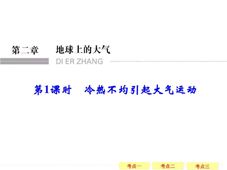 2016届《创新设计》高考地理大一轮总复习（广东专用）配套精讲课件：第2章 地球上的大气-1 .ppt_第1页