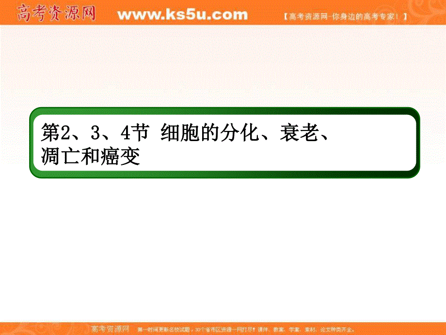 2018届高三生物一轮复习课件 必修1　分子与细胞 第6章　细胞的生命历程 1-6-2、3、4 .ppt_第3页