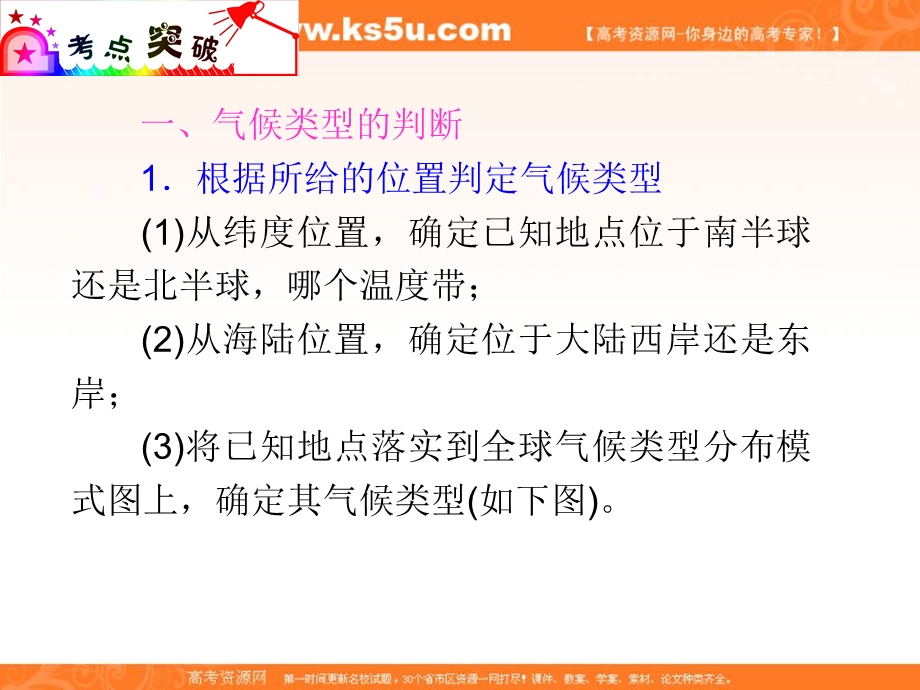 012届高三地理复习课件（广东用）模块2__第5单元__第25课__全球的主要气候类型.ppt_第3页