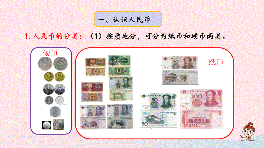 2023一年级数学下册 整理与评价第3课时 认识时钟、人民币教学课件 冀教版.pptx_第3页