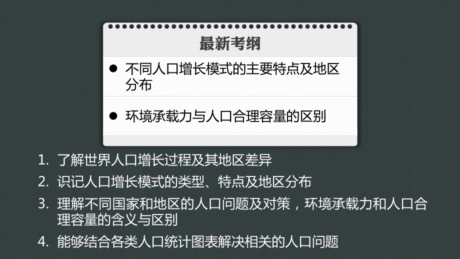 2016届高考地理大一轮复习(人教版)：必修2 第一章 人口与环境 第1讲.pptx_第2页