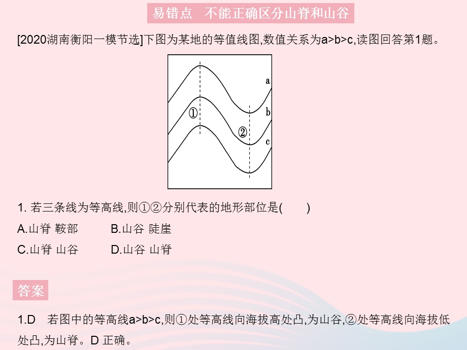 2023七年级地理上册 第一章 地球和地图易错疑难集训(三)作业课件 （新版）新人教版.pptx_第3页