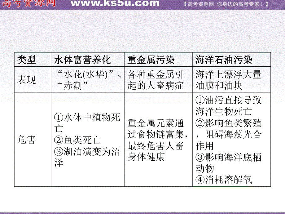 012届高三地理复习课件（安徽用）选修模块选修6第2节__环境污染与防治.ppt_第3页