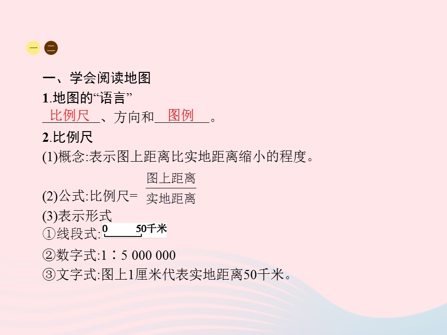 2023七年级地理上册 第1章 地球和地图第3节 地图的阅读课件 （新版）新人教版.pptx_第2页