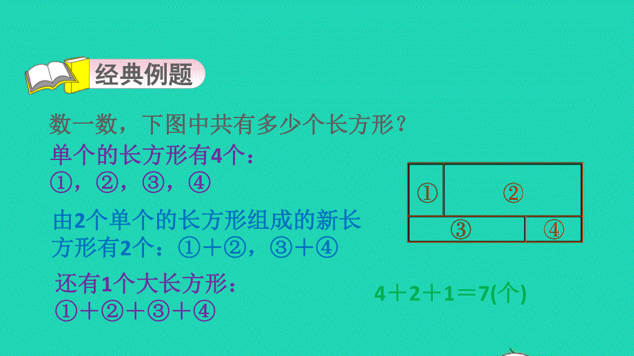 2022一年级数学下册 第1单元 认识图形(二)第1招 有顺序地数图形习题课件 新人教版.ppt_第3页