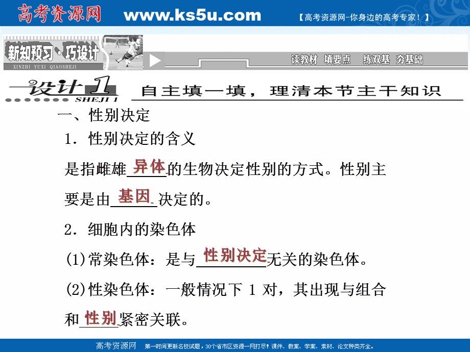 2019新创新生物苏教版必修2课件：第三章 第二节 第二讲 性别决定和伴性遗传 .ppt_第3页