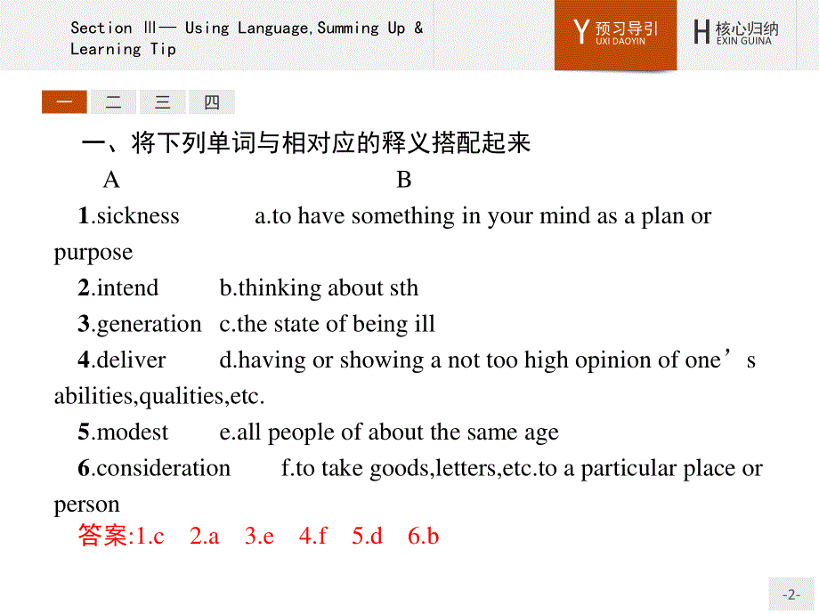 2016-2017学年高中英语人教版必修4（福建）课件：1-3 SECTION Ⅲ .pptx_第2页