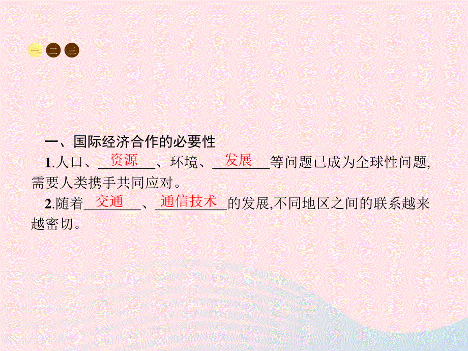 2023七年级地理上册 第5章 发展与合作第2课时 国际经济合作课件 （新版）新人教版.pptx_第2页