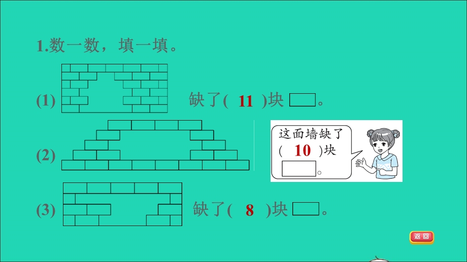 2022一年级数学下册 第1单元 认识图形（二）第2课时 平面图形的拼组习题课件2 新人教版.ppt_第3页