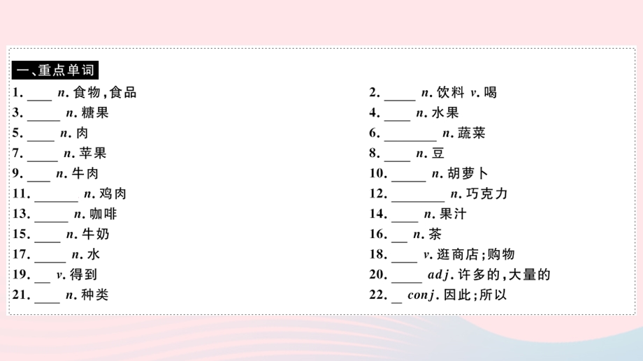 七年级英语上册 Module 4 Healthy food Unit 1 We've got lots of apples（小册子）课件 （新版）外研版.pptx_第2页