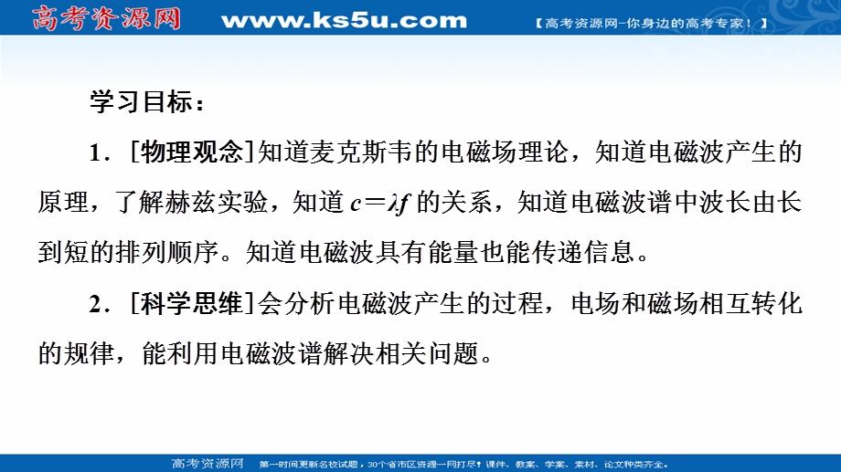 2021-2022同步新教材教科版物理必修第三册课件：第3章 4．电磁波的发现及其应用 .ppt_第2页