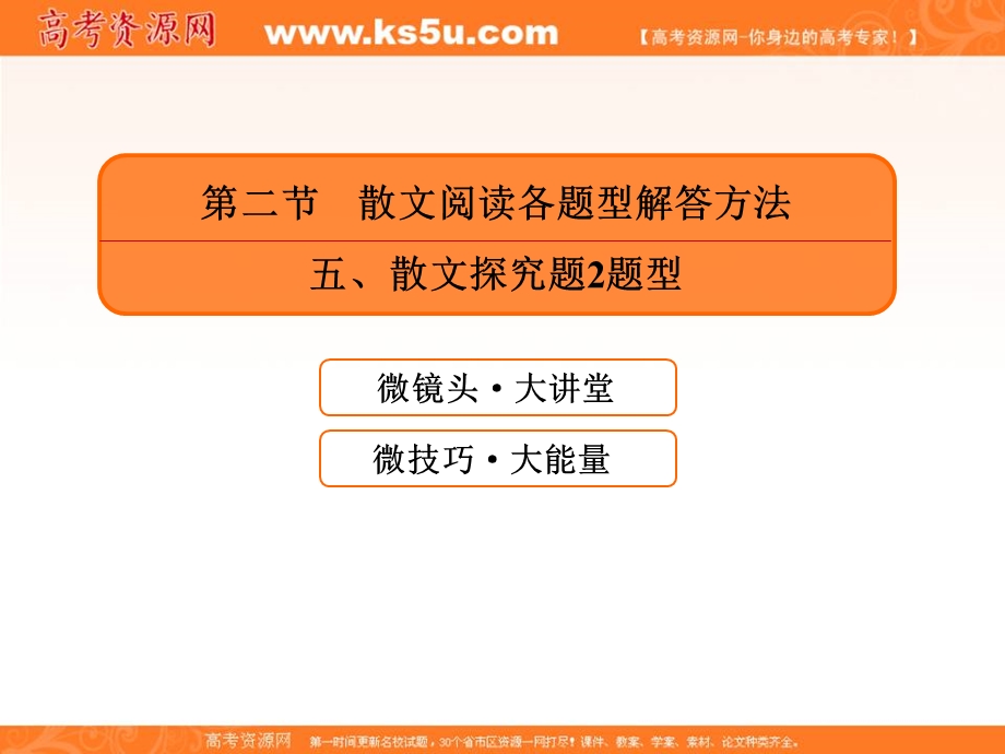 2020人教版高考语文总复习课件：专题十五实用类文本阅读散文 15-2-5 .ppt_第2页