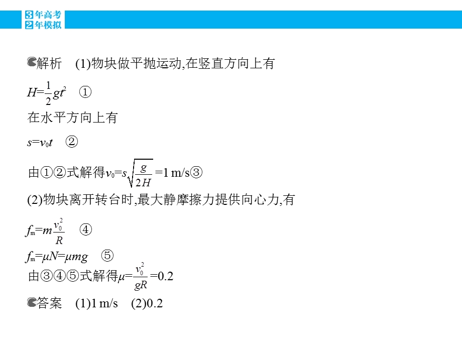 2016版《3年高考2年模拟课标物理》高考大一轮复习课件：第四章 曲线运动 万有引力与航天本章小结.pptx_第3页