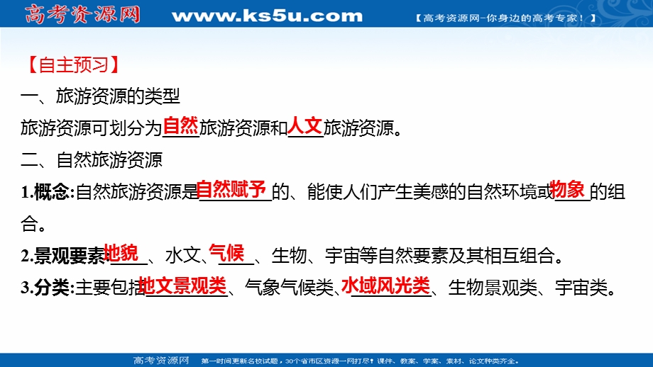 2021-2022学年中图版地理选修三课件：第一章 第二节 旅游资源的类型 .ppt_第3页