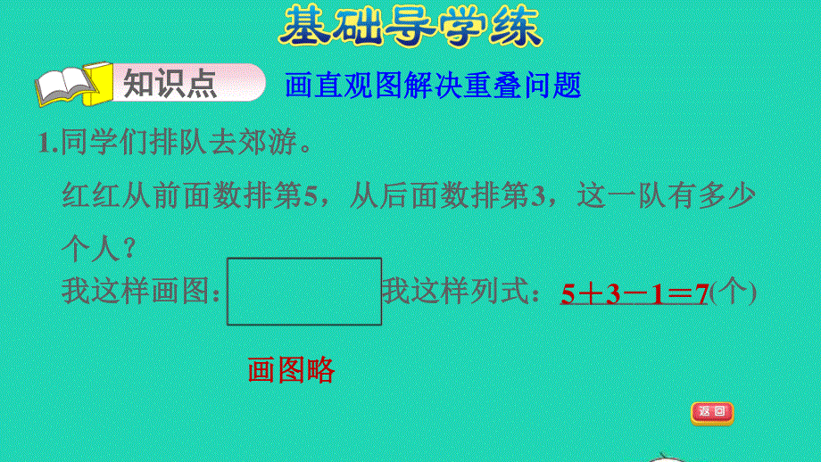 2021一年级数学上册 四 有趣的游戏——认识位置 智慧广场（1）习题课件 青岛版六三制.ppt_第3页