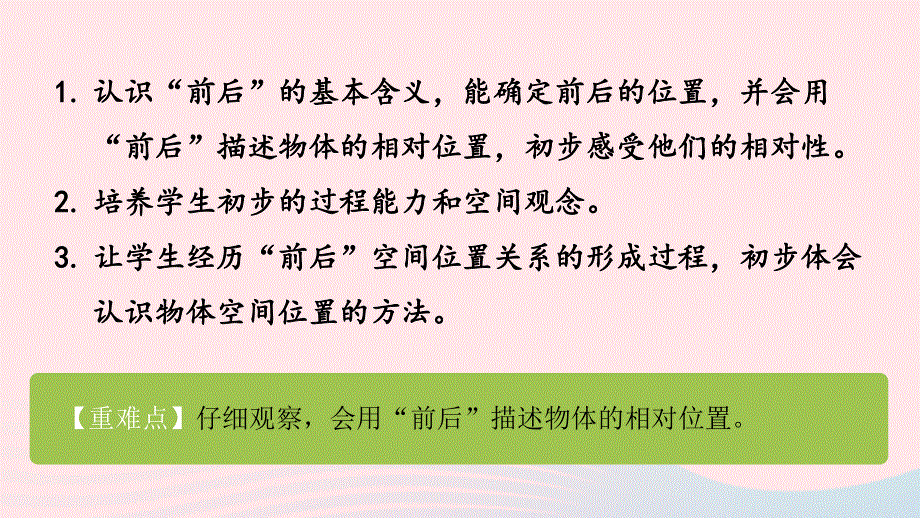 2022一年级数学上册 五 位置与顺序 前后教学课件 北师大版.pptx_第2页