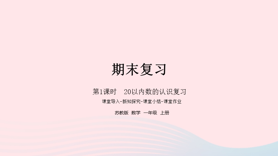 2022一年级数学上册 第11单元 期末复习第1课时 20以内数的认识复习课件 苏教版.pptx_第1页