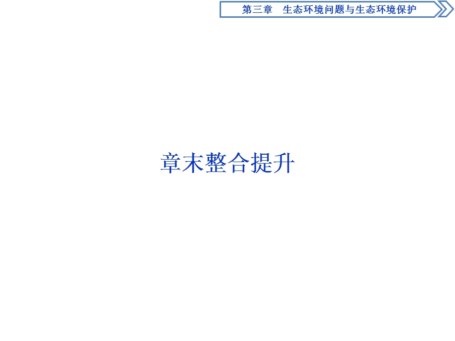 2019-2020学年中图版地理选修六新素养同步课件：第三章 生态环境问题与生态环境保护 章末整合提升 .ppt_第1页