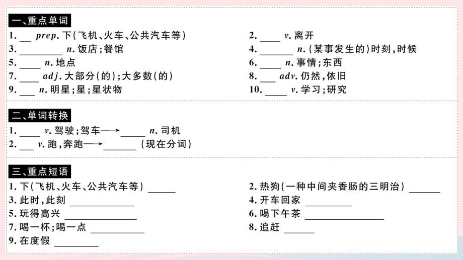 七年级英语上册 Module 9 People and places Unit 2 Unit 3（小册子）课件 （新版）外研版.pptx_第2页