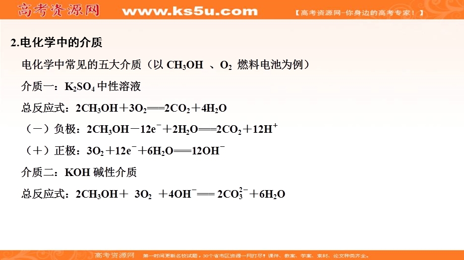 2020创新设计高考化学一轮复习（人教版）课件：核心素养提升21 电化学中的介质与交换膜（17张） .ppt_第3页