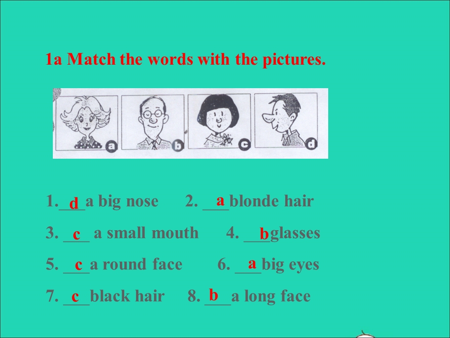 七年级英语上册 Unit 1 What does he look like（Section B）课件 鲁教版五四制.ppt_第3页