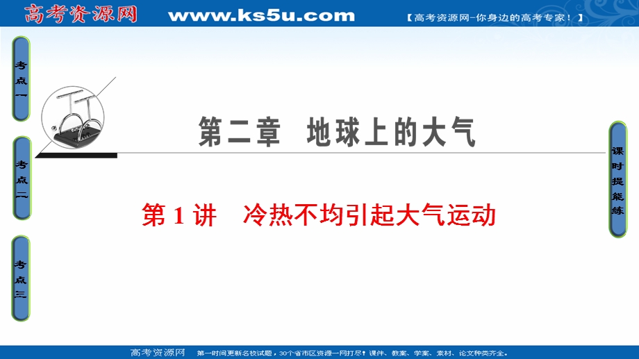 2018人教版地理高考一轮复习课件-第2单元 17-18版 第2章 第1讲　冷热不均引起大气运动 .ppt_第1页