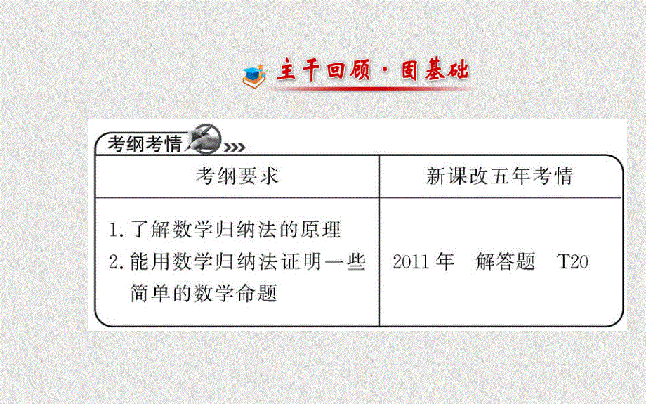 2014年人教A版数学理（广东用）配套课件：第六章 第七节数学归纳法.ppt_第2页