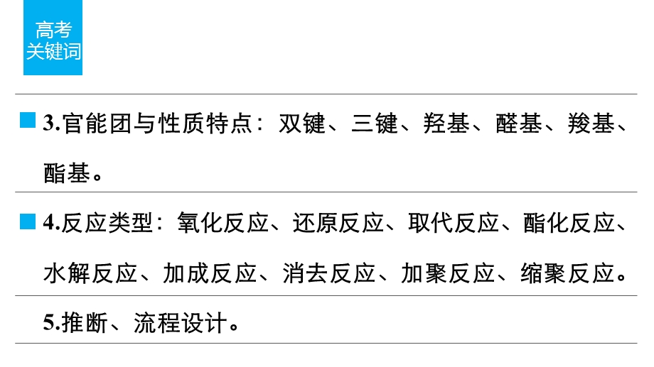 2016版高考化学（全国通用）大二轮总复习考前三个月配套课件：专题6 学案16 有机化学基础.pptx_第3页